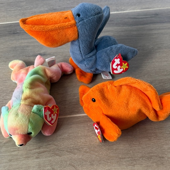 Ty Beanie Baby’s Goldie, Scoops, and Sammy - Picture 2 of 3